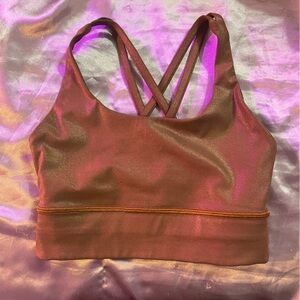 Women's Cross-Back Bralette - Brown
